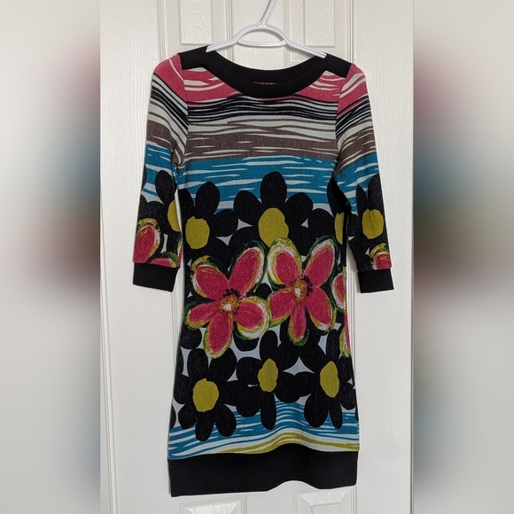 Coco&Tashi Womens (Size Small) Bright Vibrant Colorful Floral Bodycon Mini Dress - Picture 7 of 14